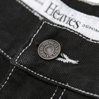 MOTO-BUNKA X HEAVIES - Explosion Denim Shorts