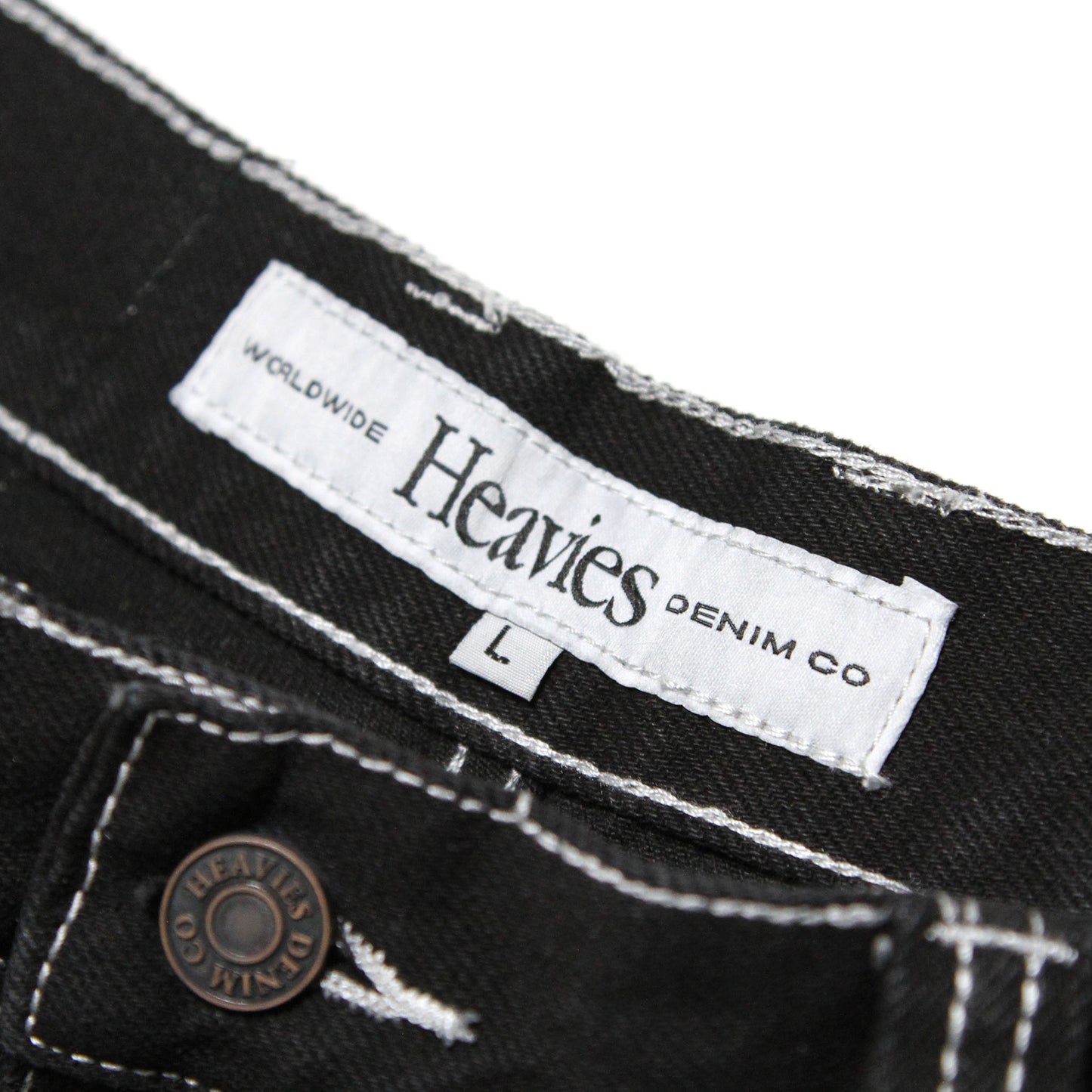 MOTO-BUNKA X HEAVIES - Explosion Denim Shorts