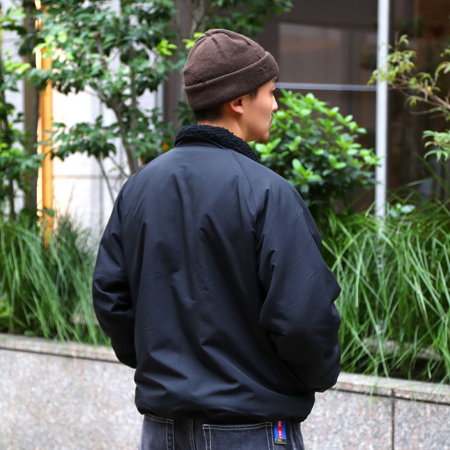 MOTO-BUNKA  - City Mark Boa Jacket/Black