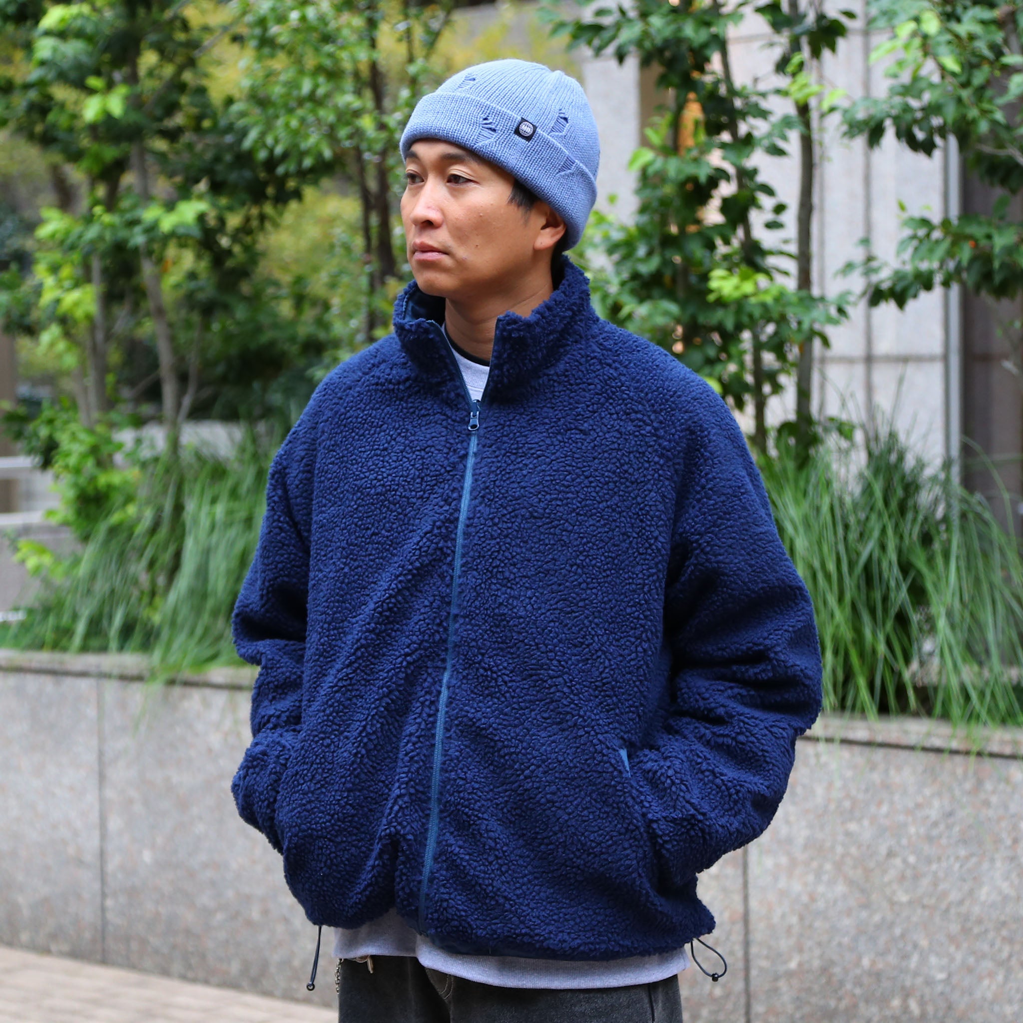 MOTO-BUNKA - City Mark Boa Jacket/Blue – RODI STORE - TOKYO