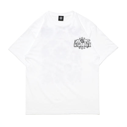 MOTO-BUNKA - Flash T-Shirt/White & Water Transfer Tattoo