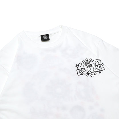 MOTO-BUNKA - Flash T-Shirt/White & Water Transfer Tattoo