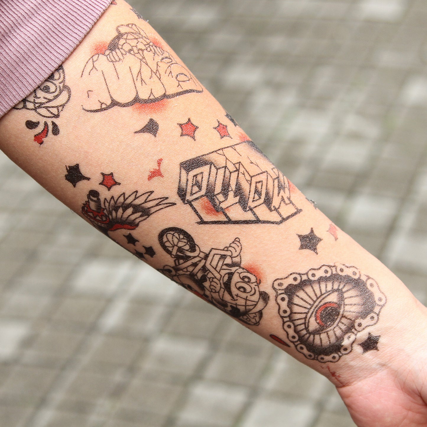 MOTO-BUNKA - Water Transfer Tattoo