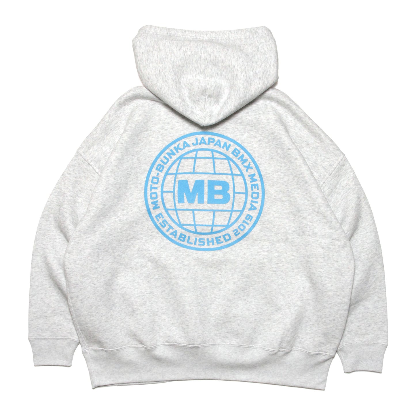 MOTO-BUNKA - JBM Hoodie/Ash Grey-Blue