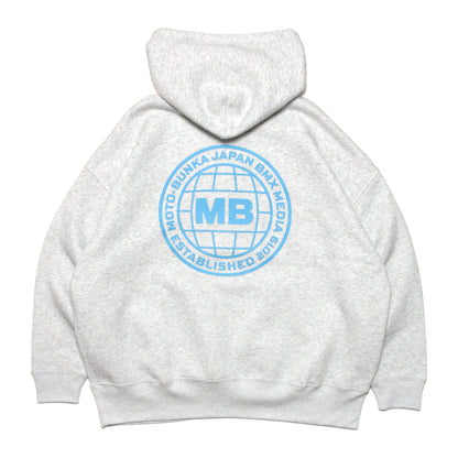 MOTO-BUNKA - JBM Hoodie/Ash Grey-Blue