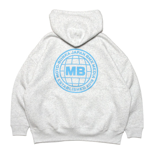 MOTO-BUNKA - JBM Hoodie/Ash Grey-Blue