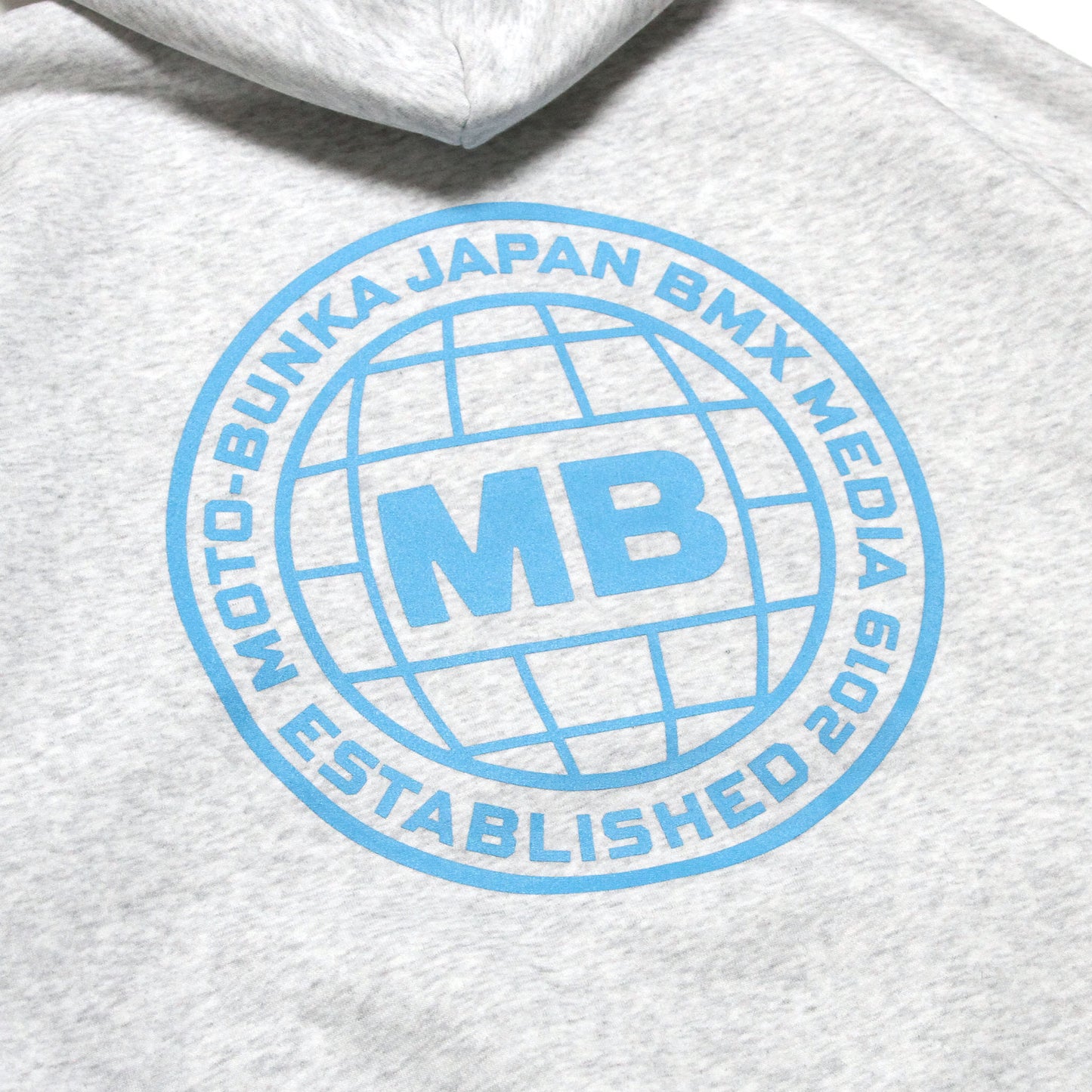 MOTO-BUNKA - JBM Hoodie/Ash Grey-Blue