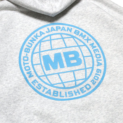 MOTO-BUNKA - JBM Hoodie/Ash Grey-Blue