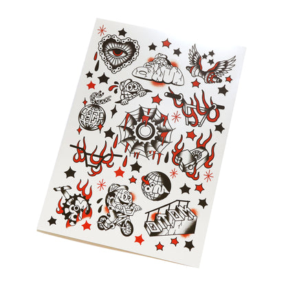 MOTO-BUNKA - Water Transfer Tattoo