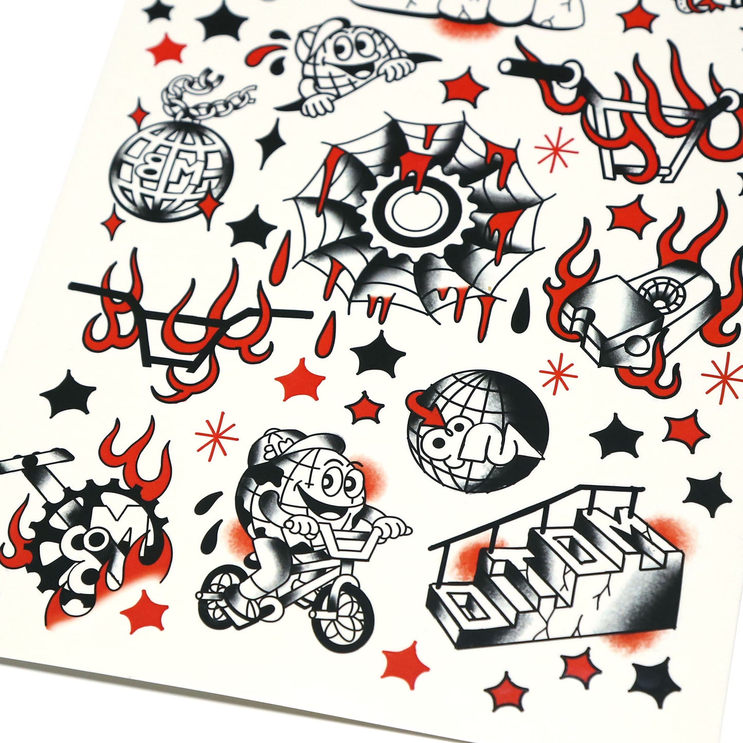 MOTO-BUNKA - Water Transfer Tattoo