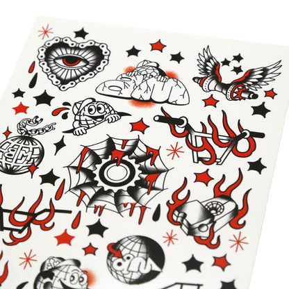 MOTO-BUNKA - Water Transfer Tattoo