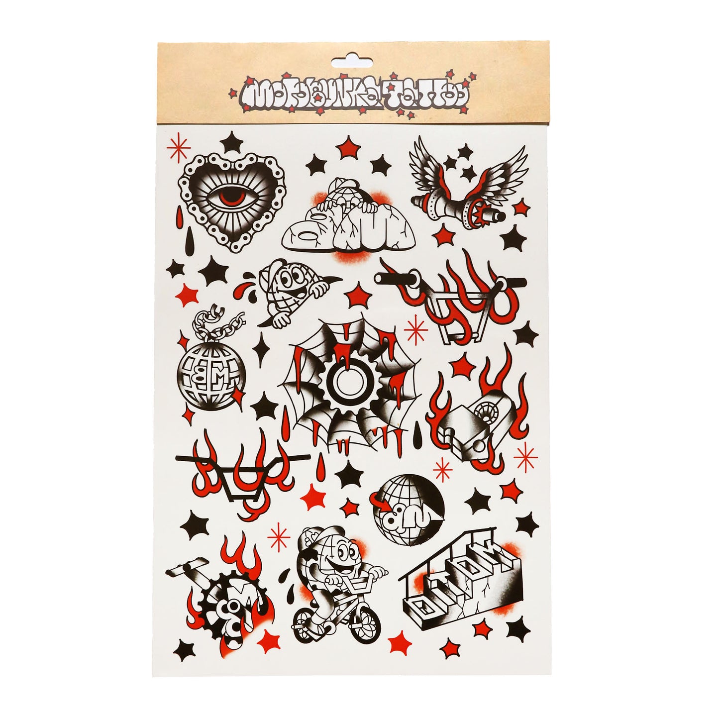 MOTO-BUNKA - Water Transfer Tattoo