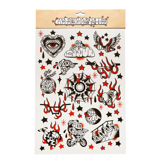 MOTO-BUNKA - Water Transfer Tattoo