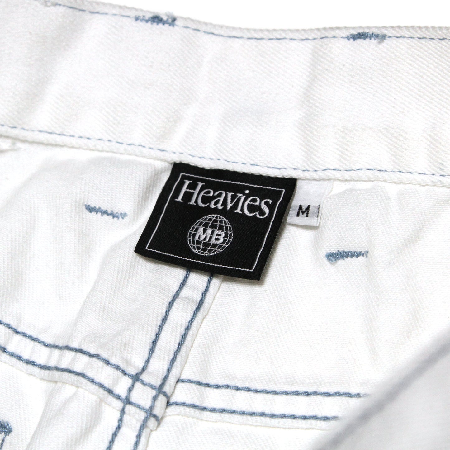 MOTO-BUNKA X HEAVIES - Collaboration Jeans - V2/White
