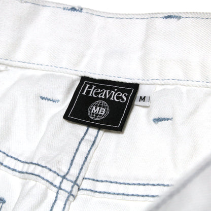 MOTO-BUNKA X HEAVIES - Collaboration Jeans - V2/White