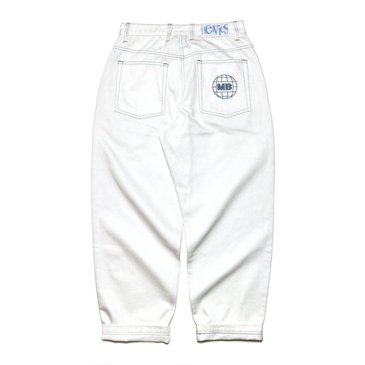 MOTO-BUNKA X HEAVIES - Collaboration Jeans - V2/White