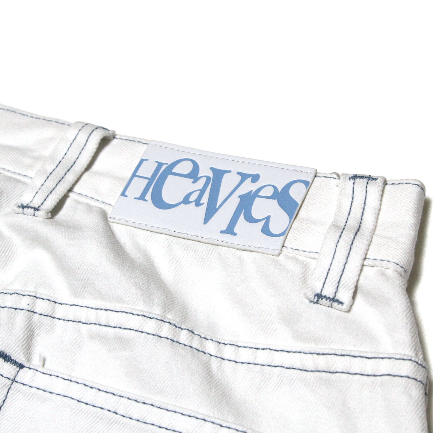 MOTO-BUNKA X HEAVIES - Collaboration Jeans - V2/White