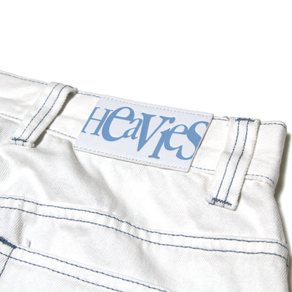MOTO-BUNKA X HEAVIES - Collaboration Jeans - V2/White