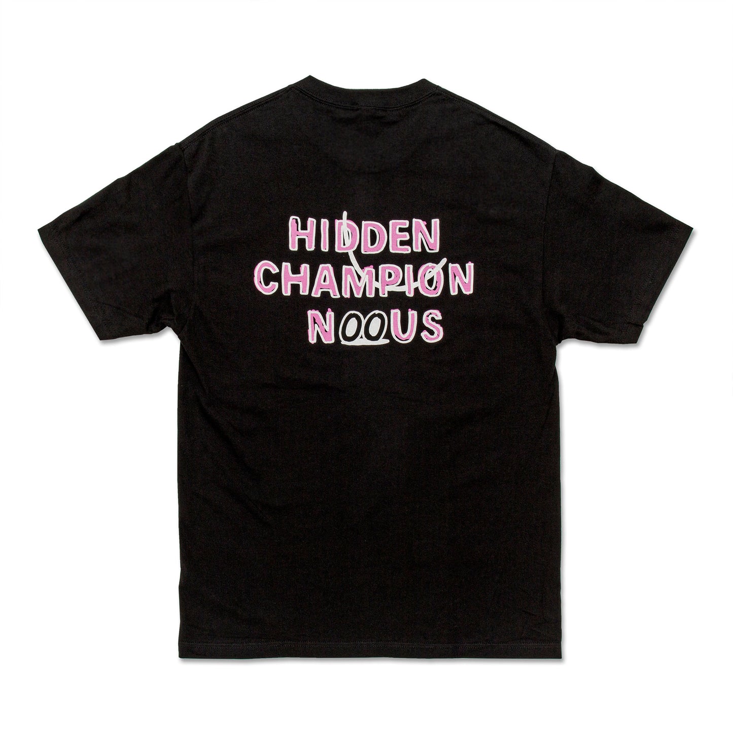 NOUS X HIDDEN CHAMPION - FACE Collaboration T-Shirt/Black