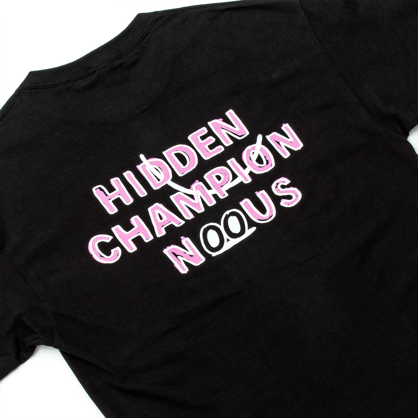 NOUS X HIDDEN CHAMPION - FACE Collaboration T-Shirt/Black