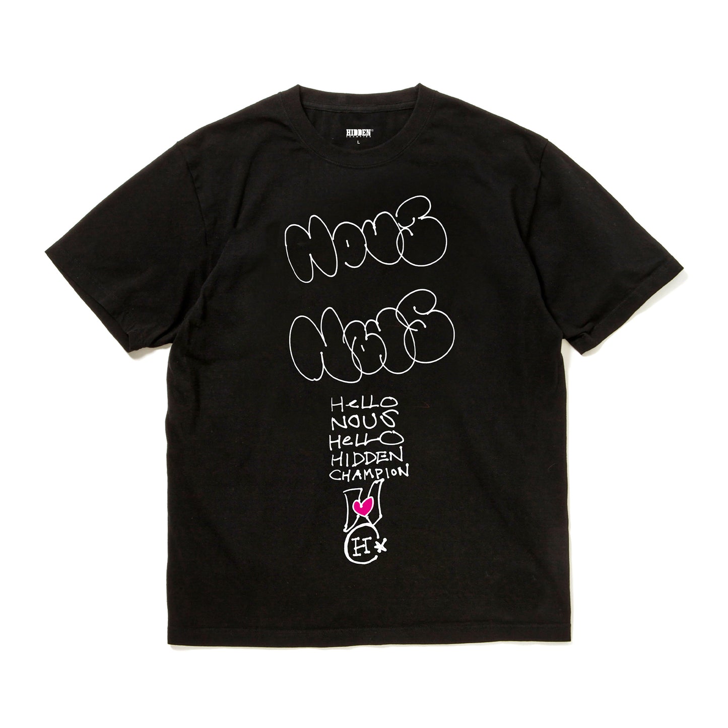 NOUS X HIDDEN - KAMIYAMA Collaboration T-Shirt/Black