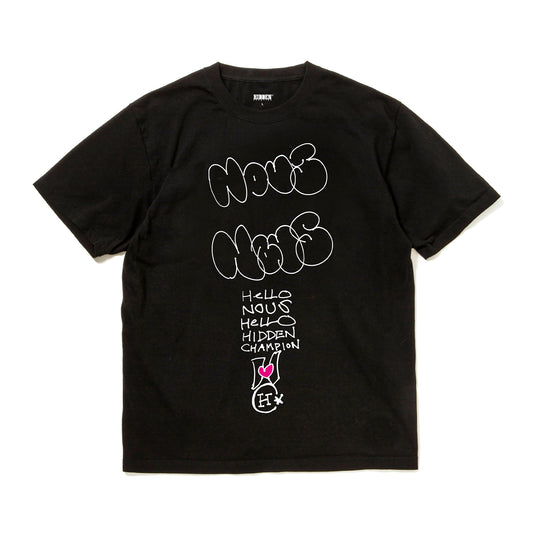 NOUS X HIDDEN - KAMIYAMA Collaboration T-Shirt/Black