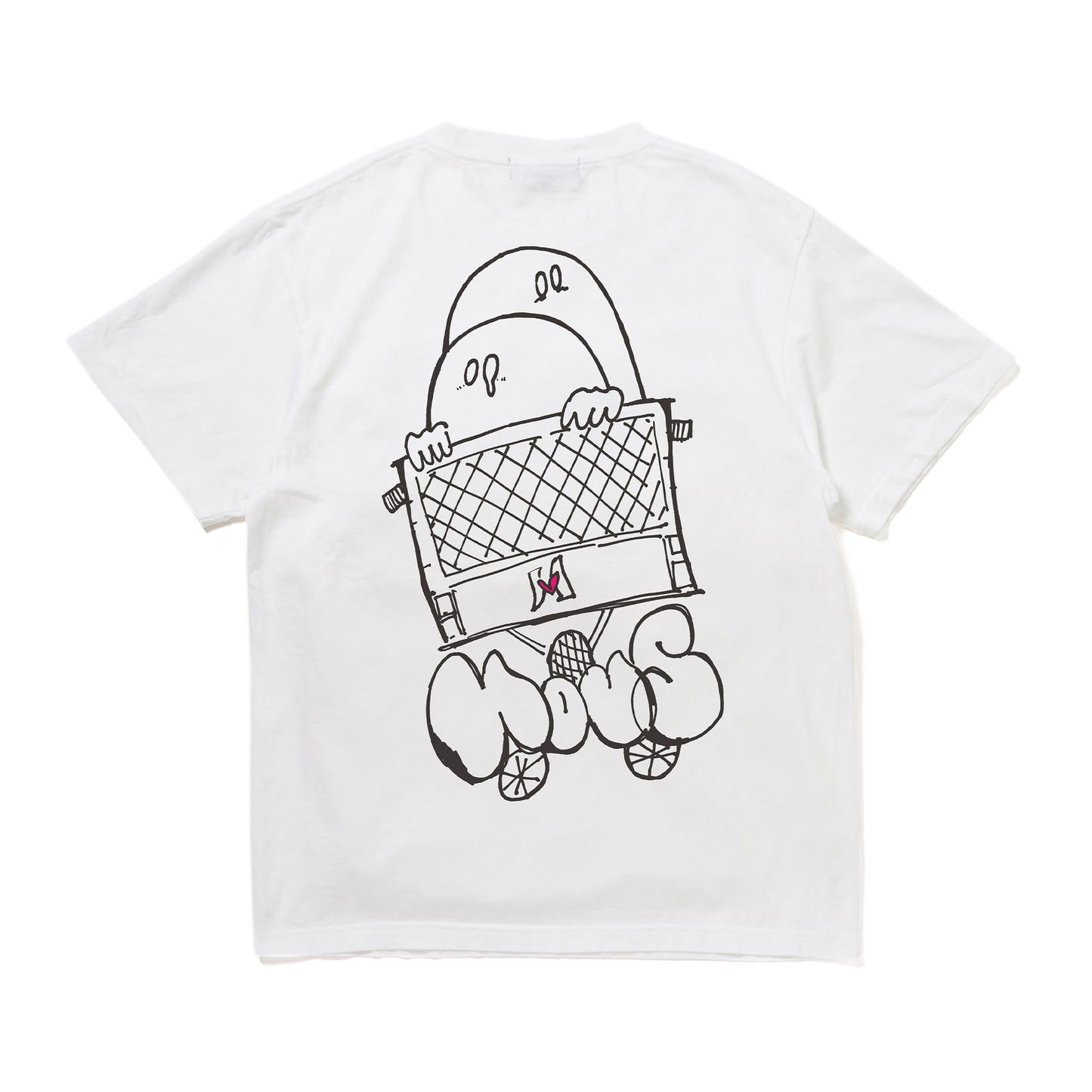 NOUS X HIDDEN - KAMIYAMA Collaboration T-Shirt/White