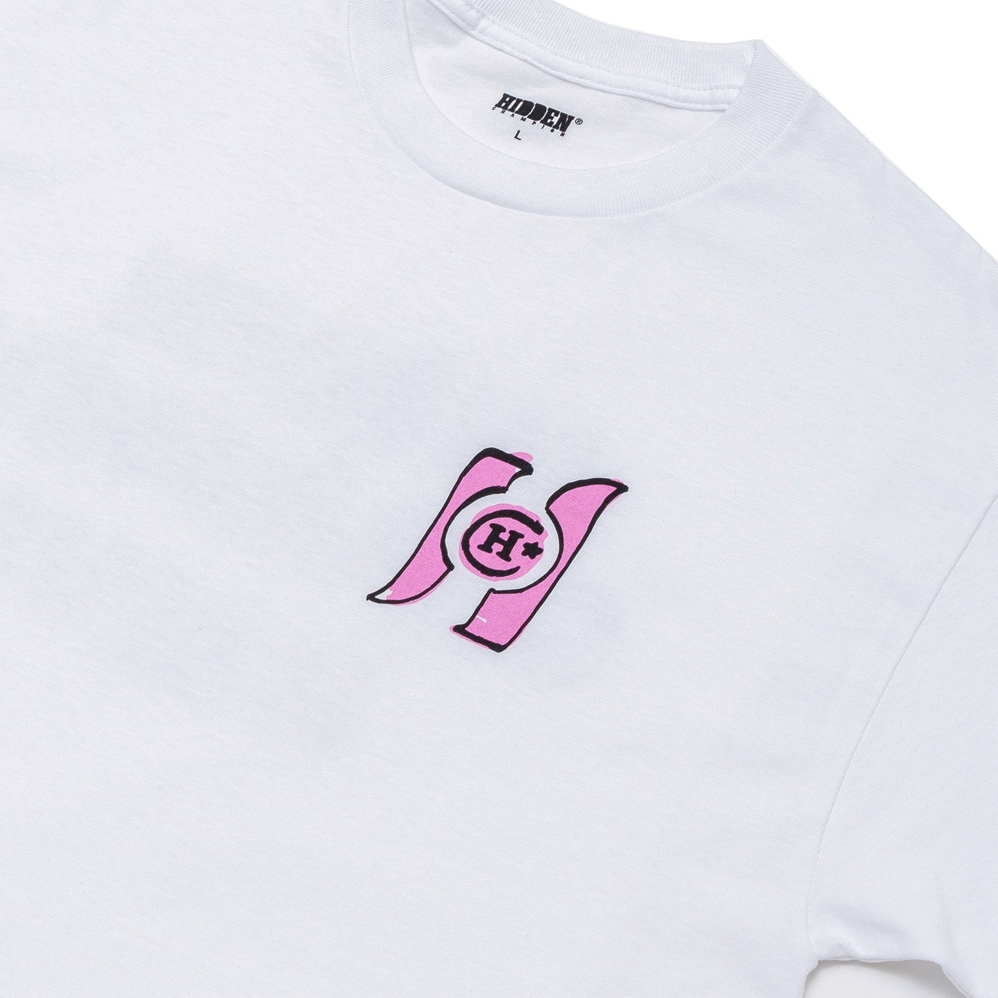 NOUS X HIDDEN CHAMPION - FACE Collaboration T-Shirt/White