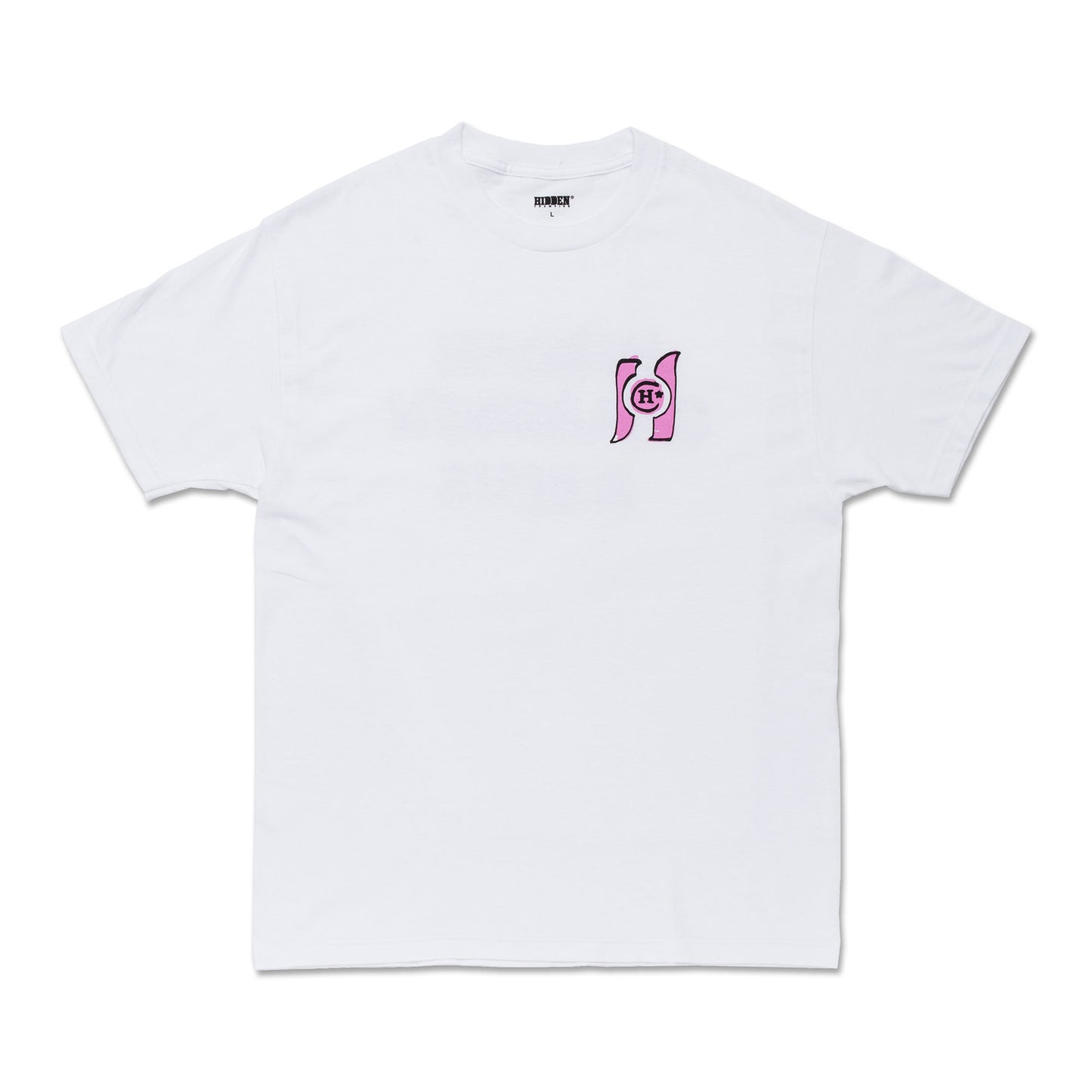 NOUS X HIDDEN CHAMPION - FACE Collaboration T-Shirt/White