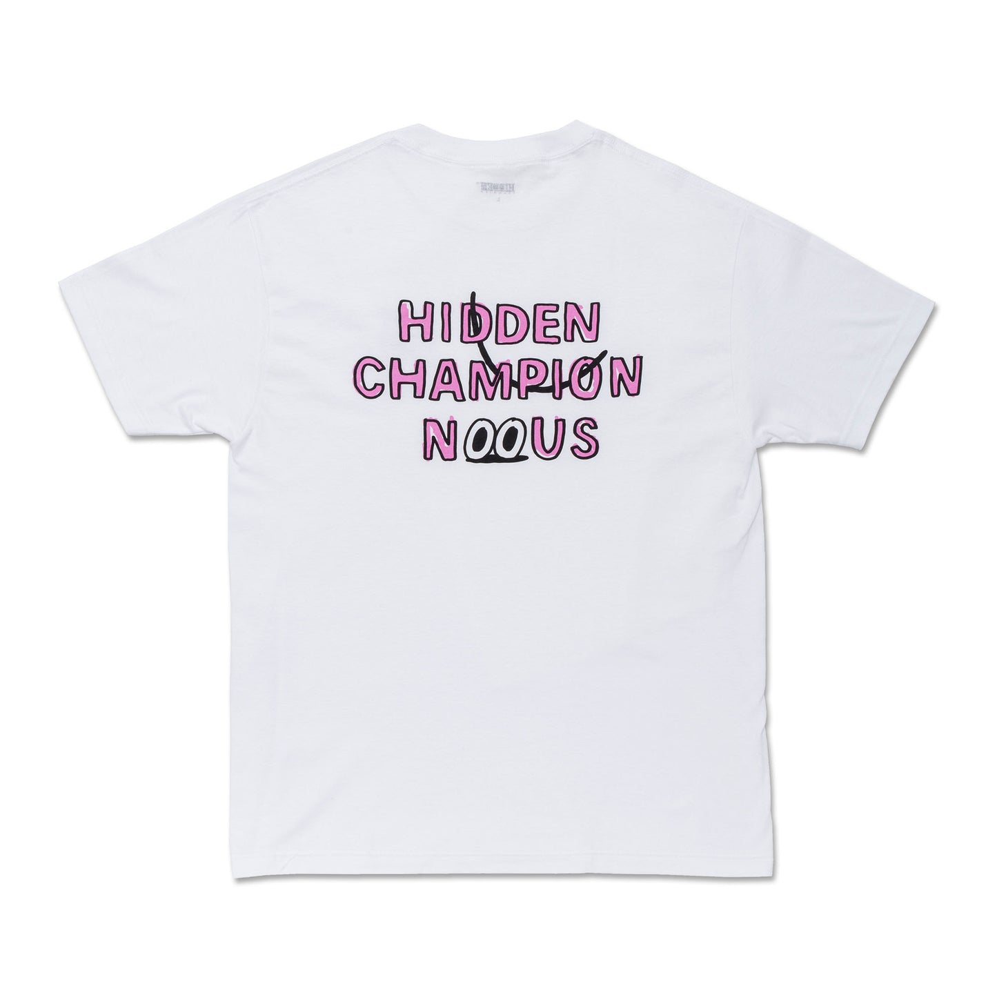 NOUS X HIDDEN CHAMPION - FACE Collaboration T-Shirt/White