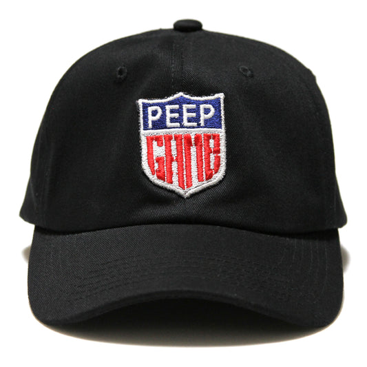 PEEP GAME - Badge 6 Panel Cap/Black