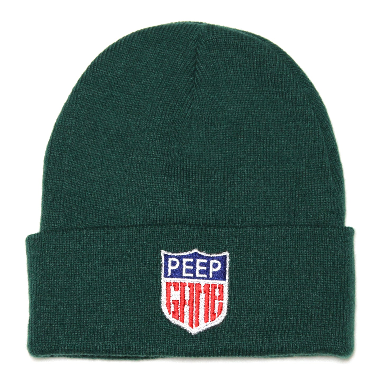 PEEP GAME - Badge Beanie/Green