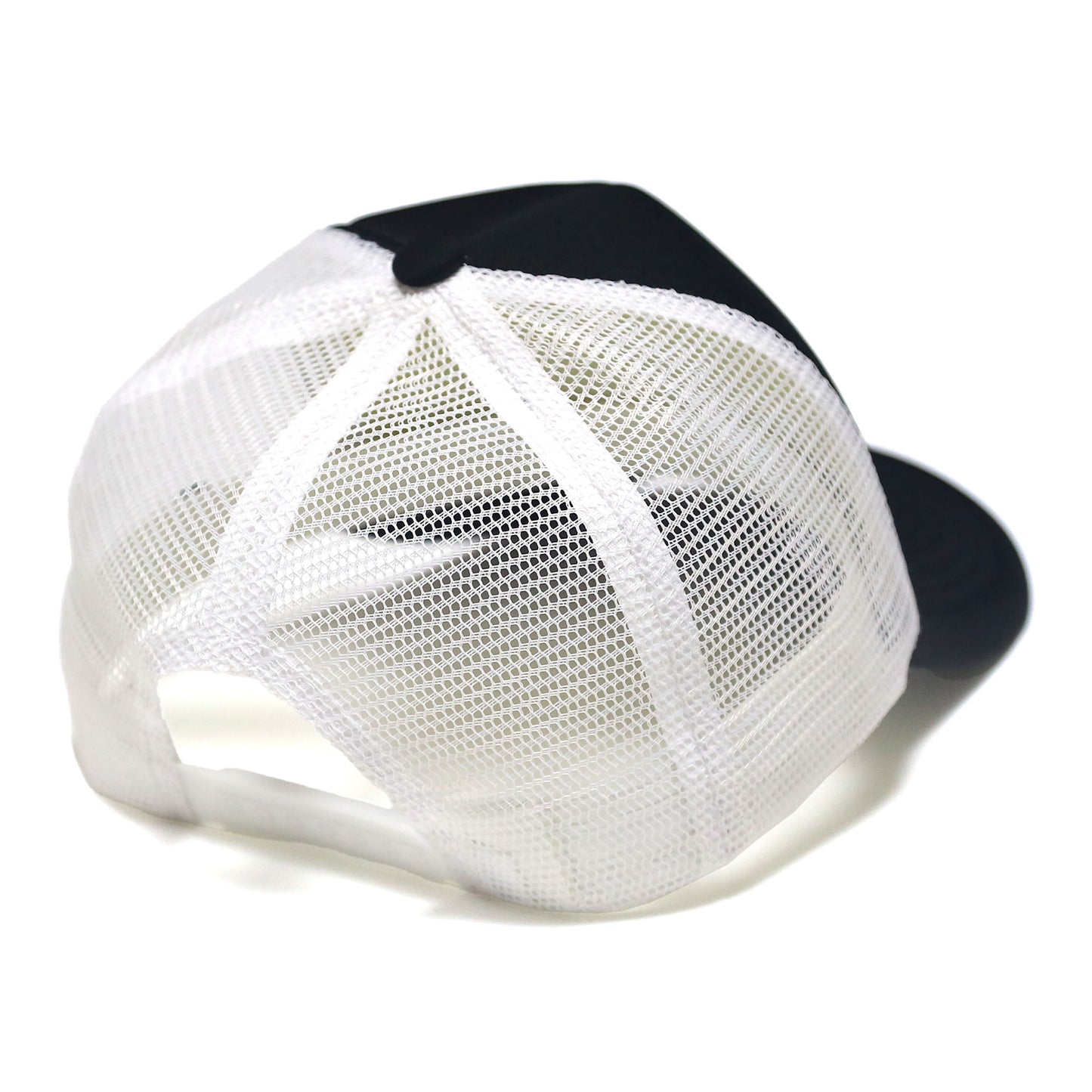 PEEP GAME - Poorboy Trucker Cap/Black-White