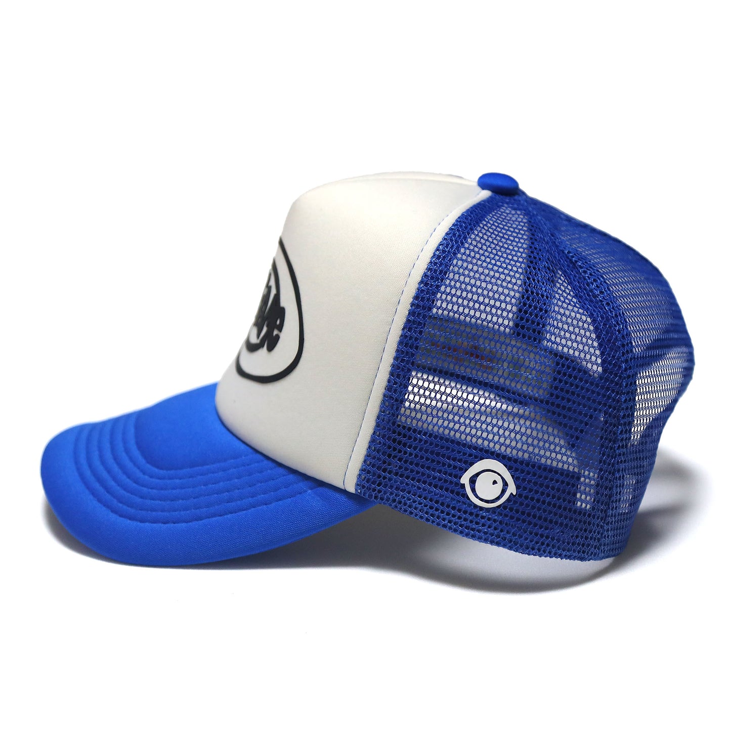 PEEP GAME - Poorboy Trucker Cap/White-Blue