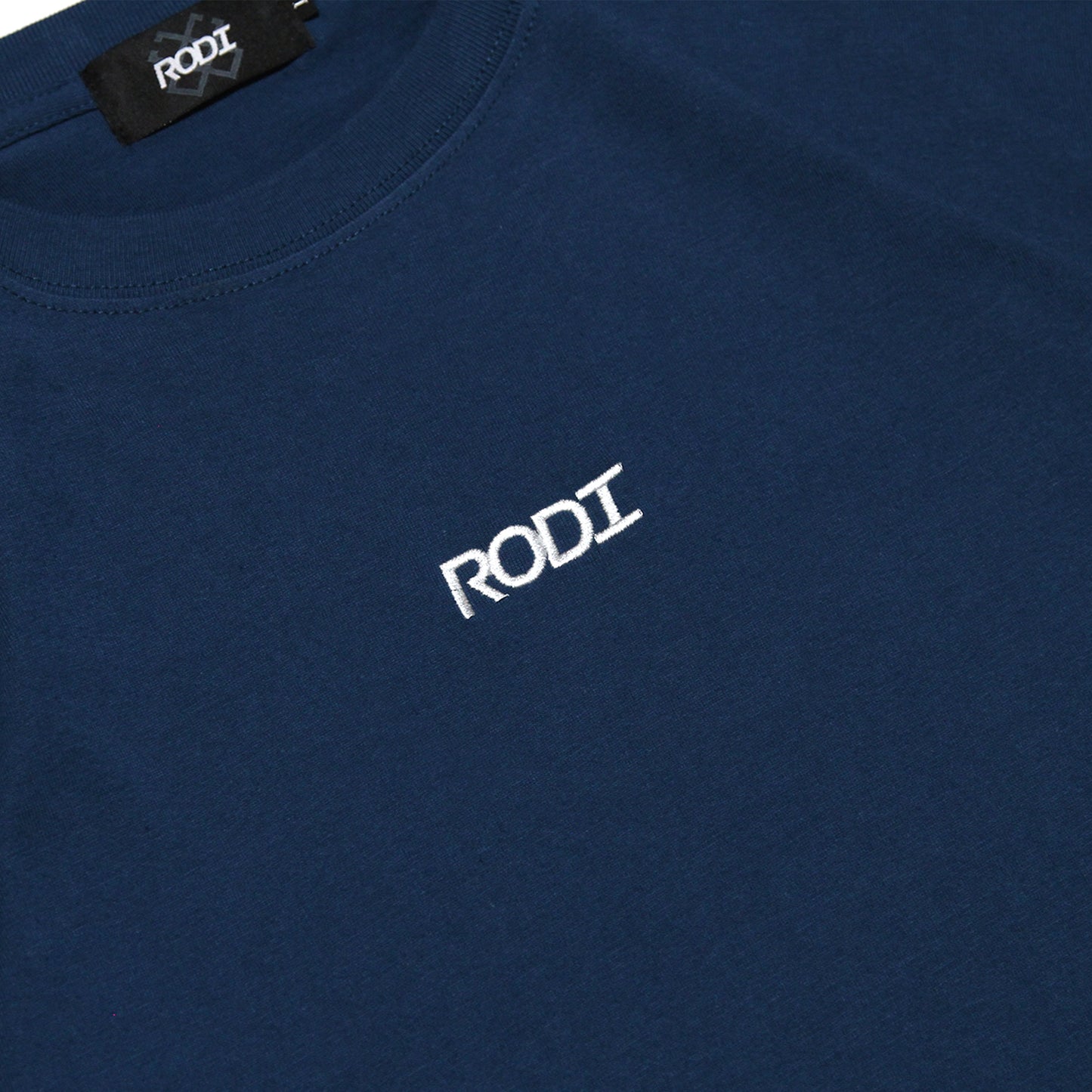 RODI - Basic Logo Embroidery T-Shirt/Deep Blue