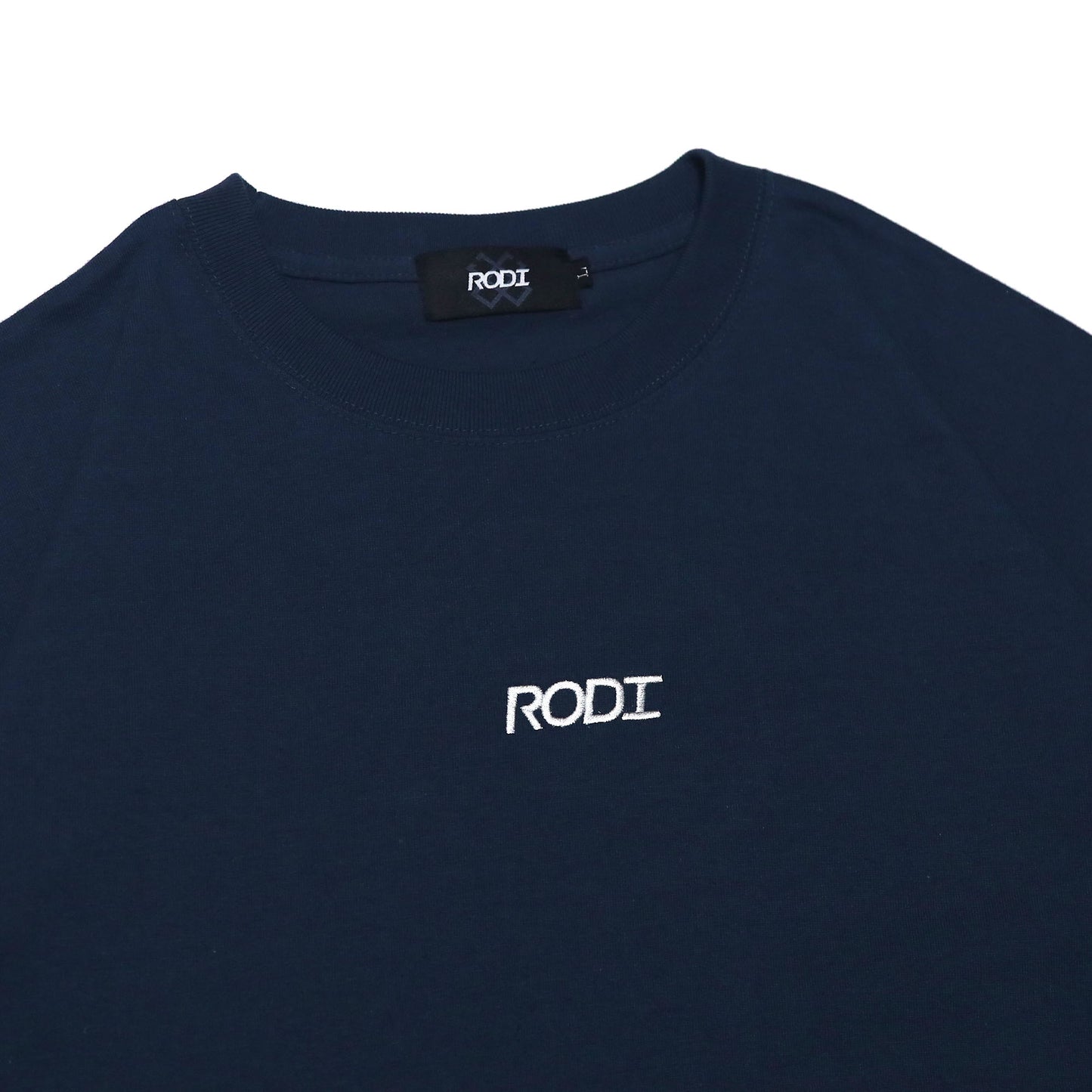 RODI - Basic Logo Embroidery T-Shirt/Deep Blue