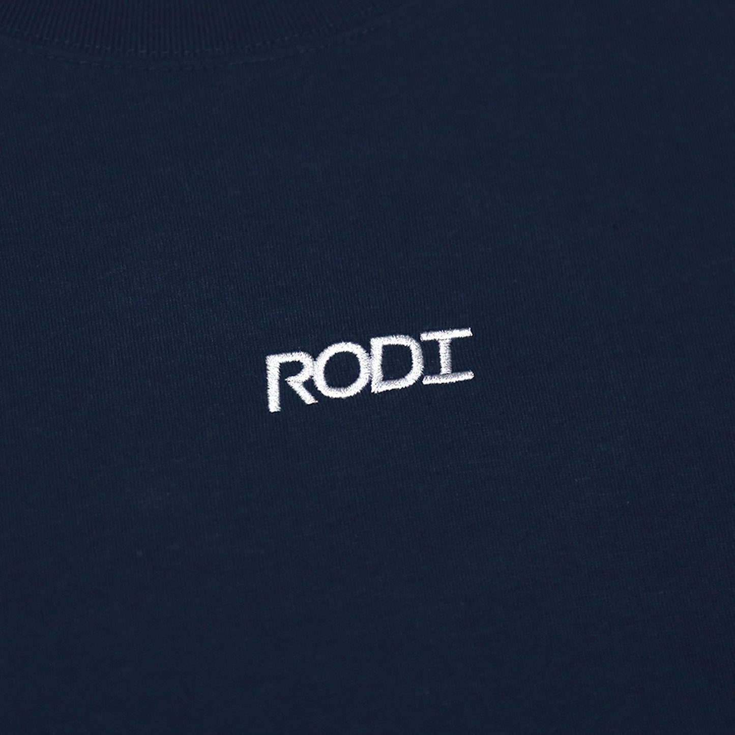 RODI - Basic Logo Embroidery T-Shirt/Deep Blue