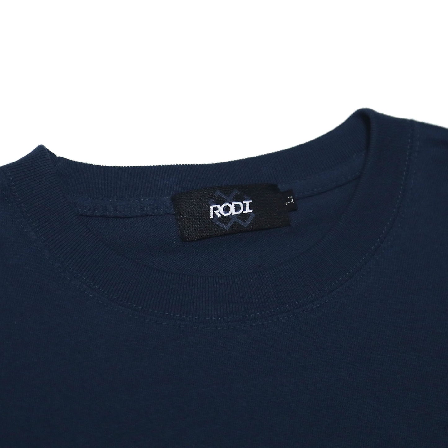 RODI - Basic Logo Embroidery T-Shirt/Deep Blue