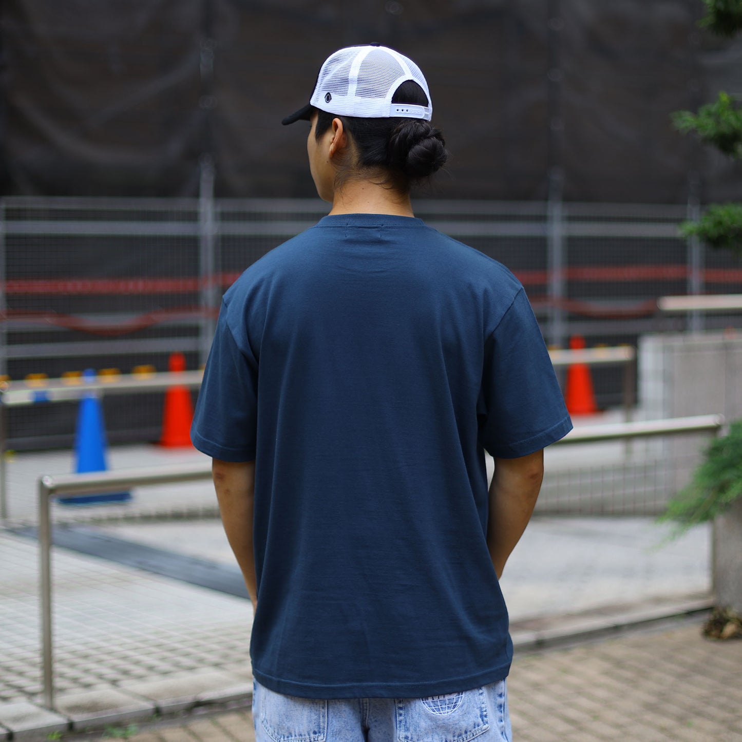 RODI - Basic Logo Embroidery T-Shirt/Deep Blue