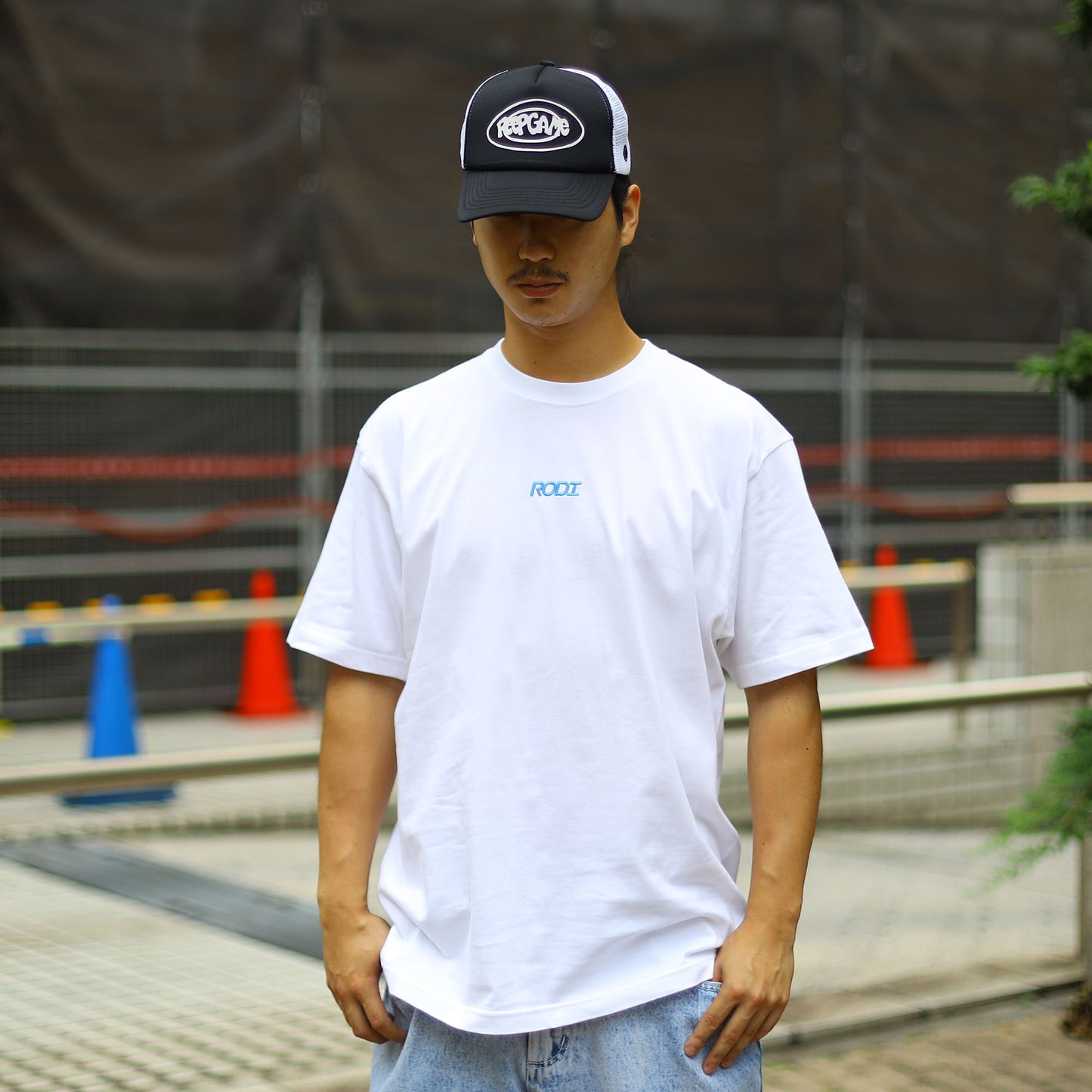 RODI - Basic Logo Embroidery T-Shirt/White