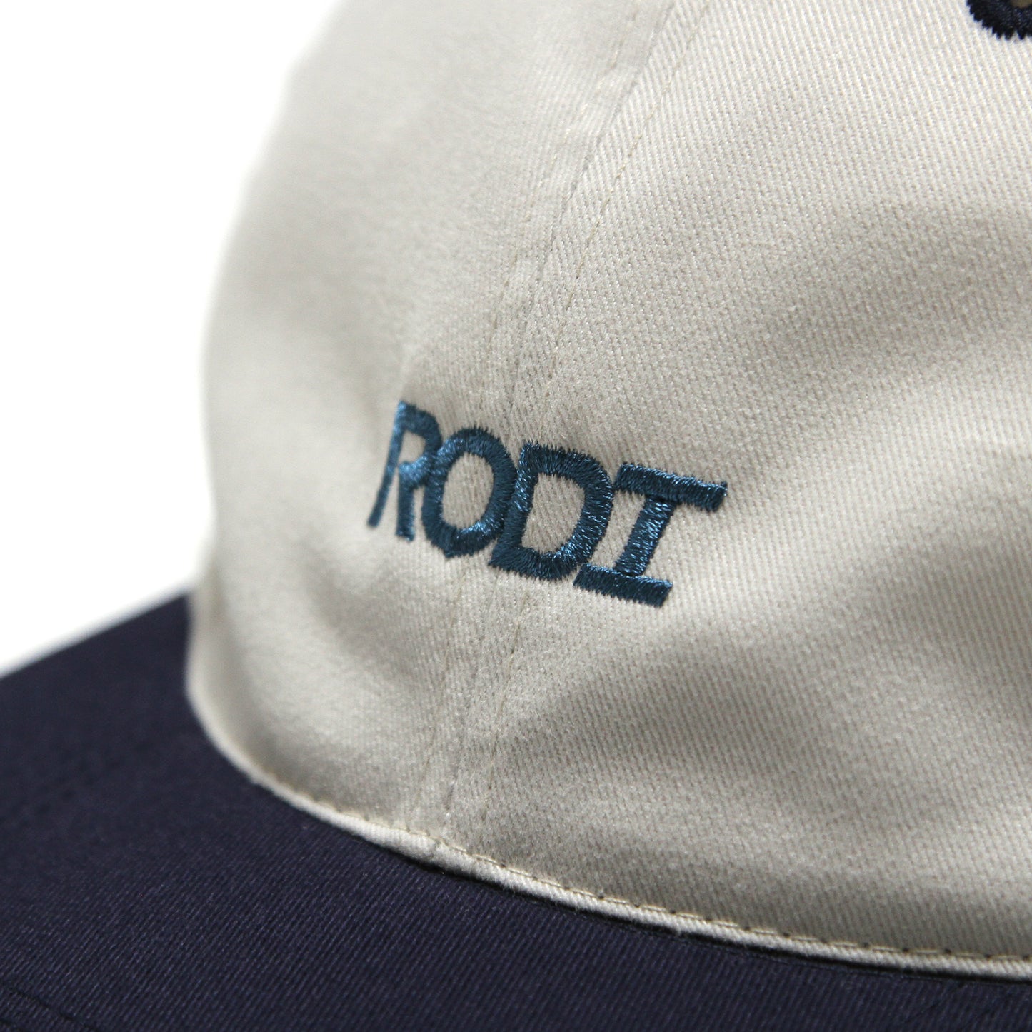 RODI - Basic Logo Low Profile Two Tone 6 Panel Cap/Grey-Navy