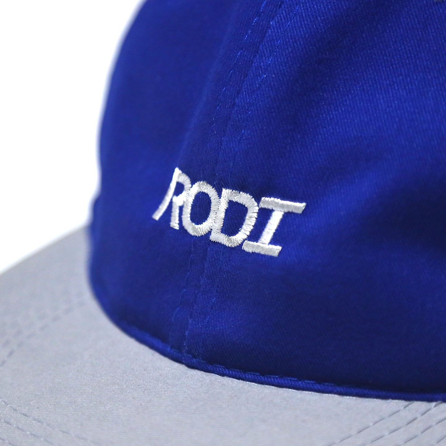 RODI - Basic Logo Low Profile Two Tone 6 Panel Cap/Blue-Grey