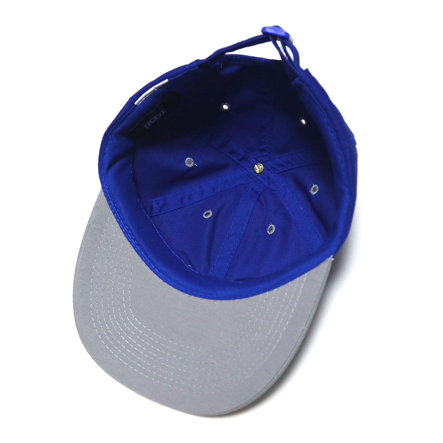 RODI - Basic Logo Low Profile Two Tone 6 Panel Cap/Blue-Grey