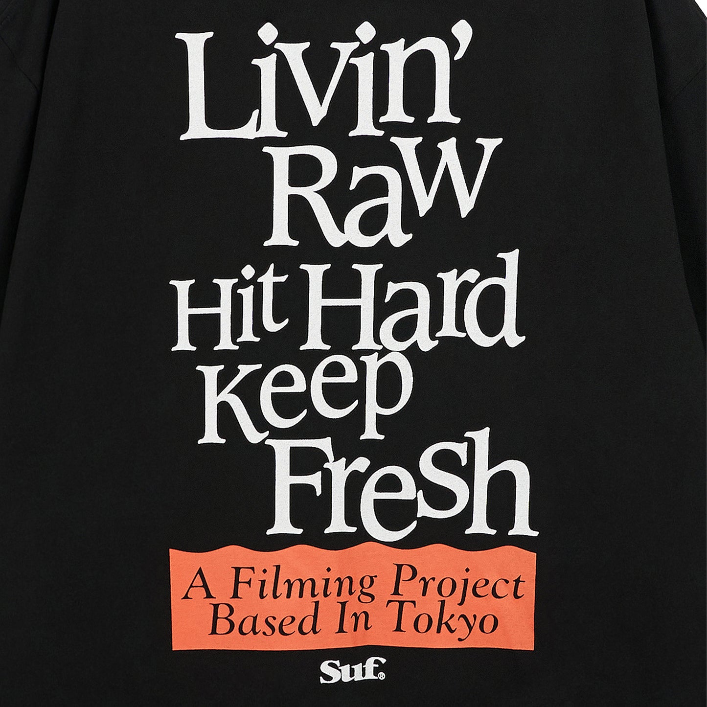 SUF - Slogan T-Shirt/Black