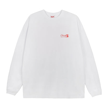 SUF - Spray Logo LS T-Shirt/White