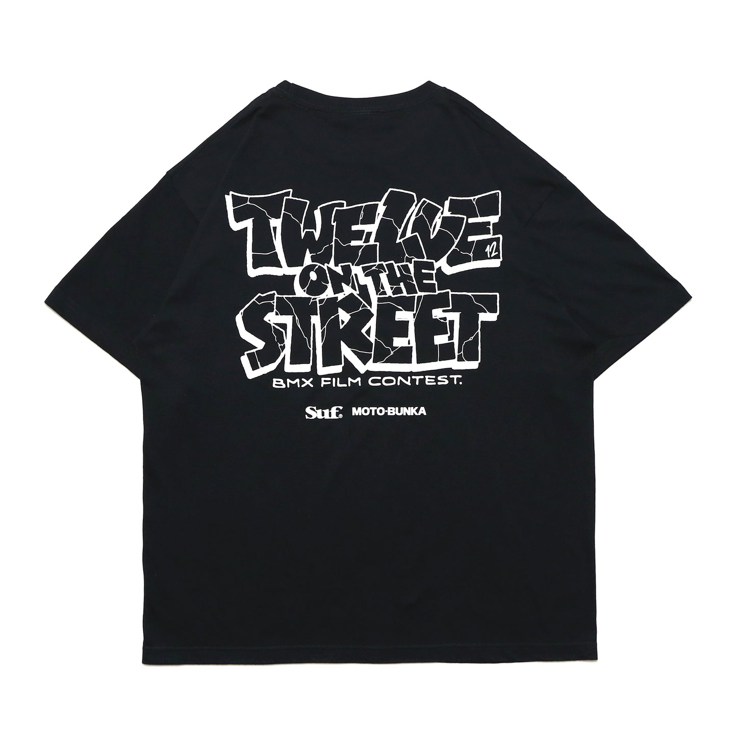 SUF X MOTO-BUNKA - TWELVE ON THE STREET T-Shirt/Black