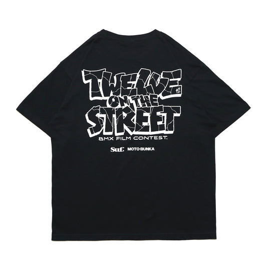 SUF X MOTO-BUNKA - TWELVE ON THE STREET T-Shirt/Black