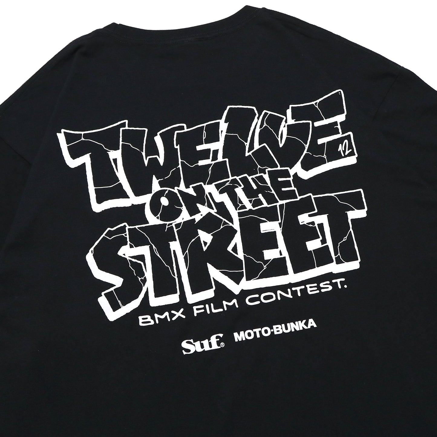 SUF X MOTO-BUNKA - TWELVE ON THE STREET T-Shirt/Black
