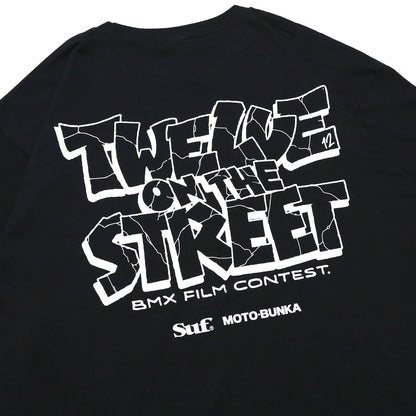 SUF X MOTO-BUNKA - TWELVE ON THE STREET T-Shirt/Black