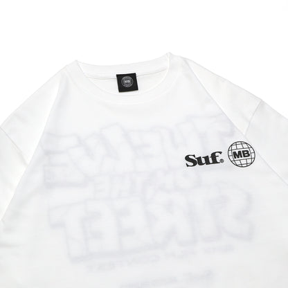 SUF X MOTO-BUNKA - TWELVE ON THE STREET T-Shirt/White